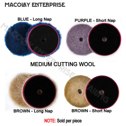 PO-021 Premium Medium Cut Buffing Wool Pad