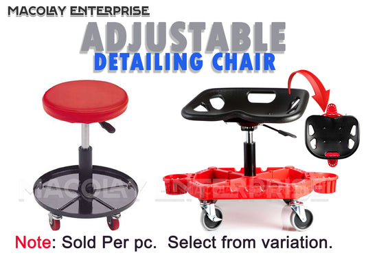DT-008 Heavy Duty Roller Seat, Adjustable Detailing Chair