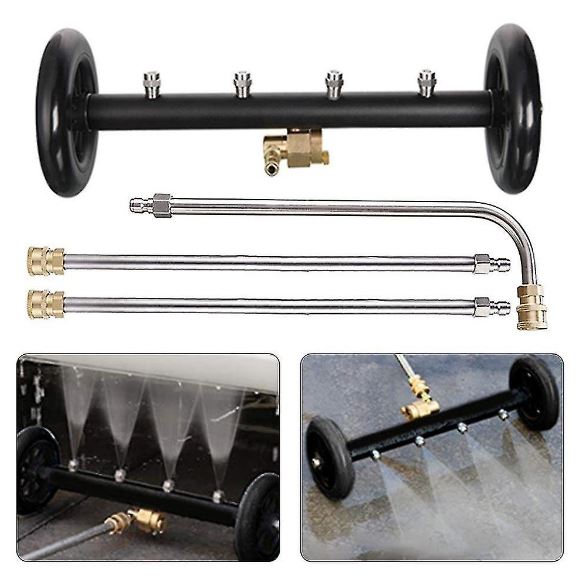 PA-002 High Pressure 2 in 1 Undercarriage Cleaner and Water Broom for Underwash