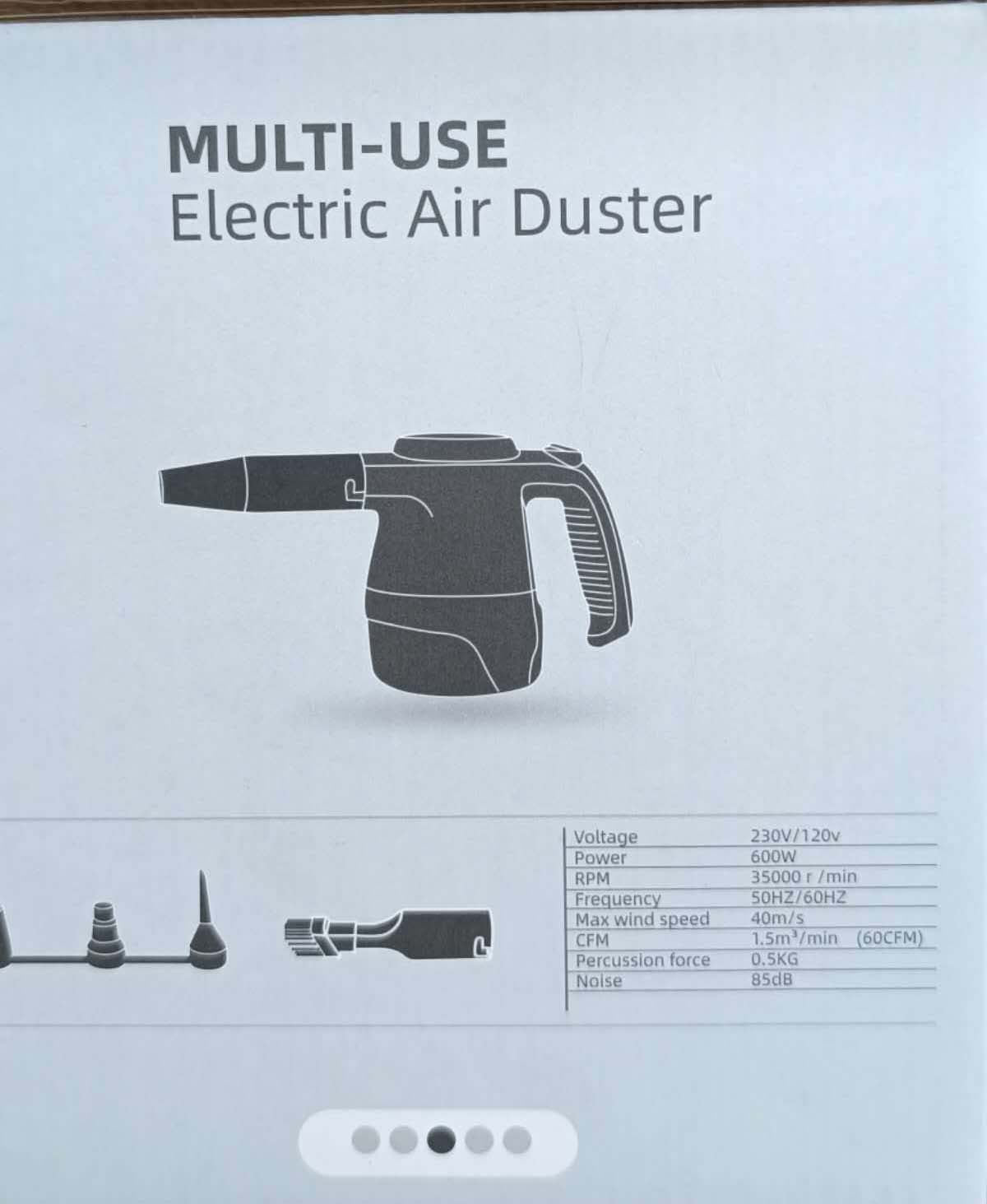DT-030 Multi-Use Electric Air Blower Air Duster 600W