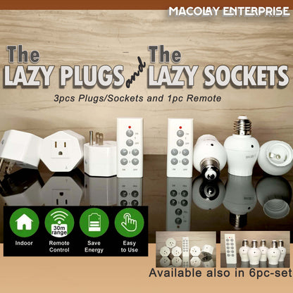 DT-023 The Lazy Plug and Lazy Sockets RF Remote Controlled Sockets