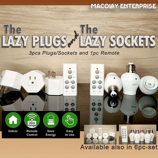 DT-023 The Lazy Plug and Lazy Sockets RF Remote Controlled Sockets