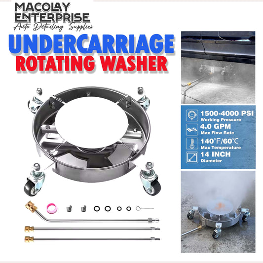 PA-026 Rotating Undercarriage Washer 14inch diameter with extension wand