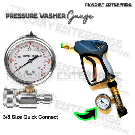 DT-019 Pressure Washer Gauge