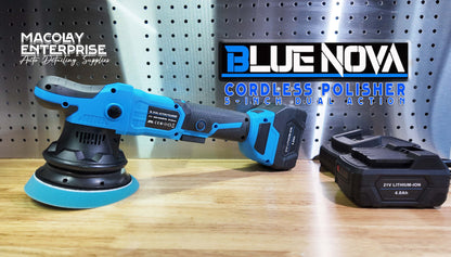 MP-15 Blue Nova Cordless 5-inch Dual Action Polisher Machine