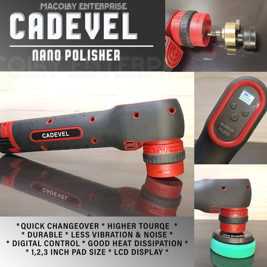 MP-09 Cadevel Red Nano Cordless Polisher