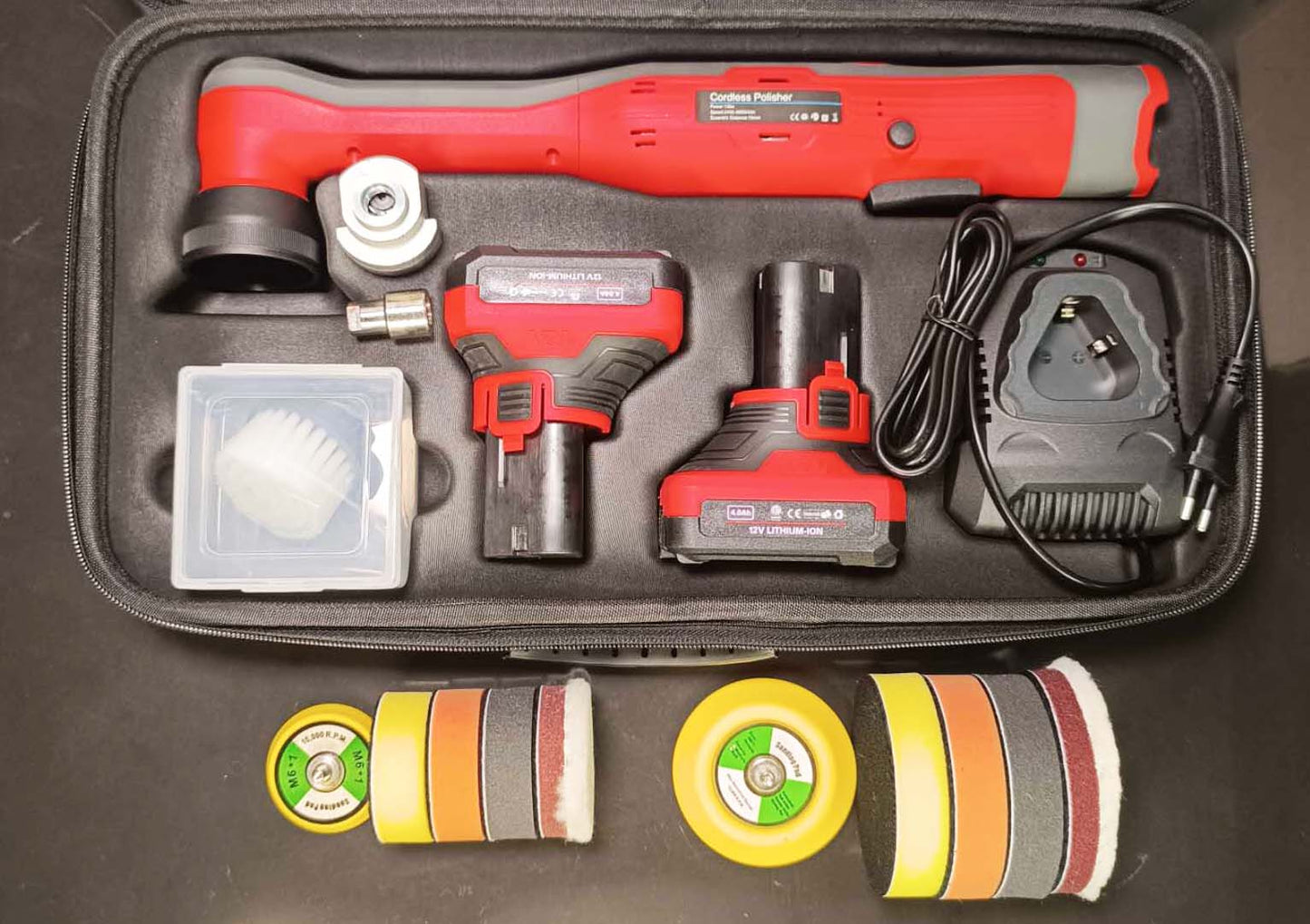 MP-10 3-Inch Cordless Polisher Machine Dual Action & Rotary Mode