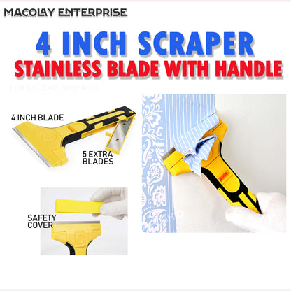 WR-81 4-inch Scraper with Handle for Car PPF