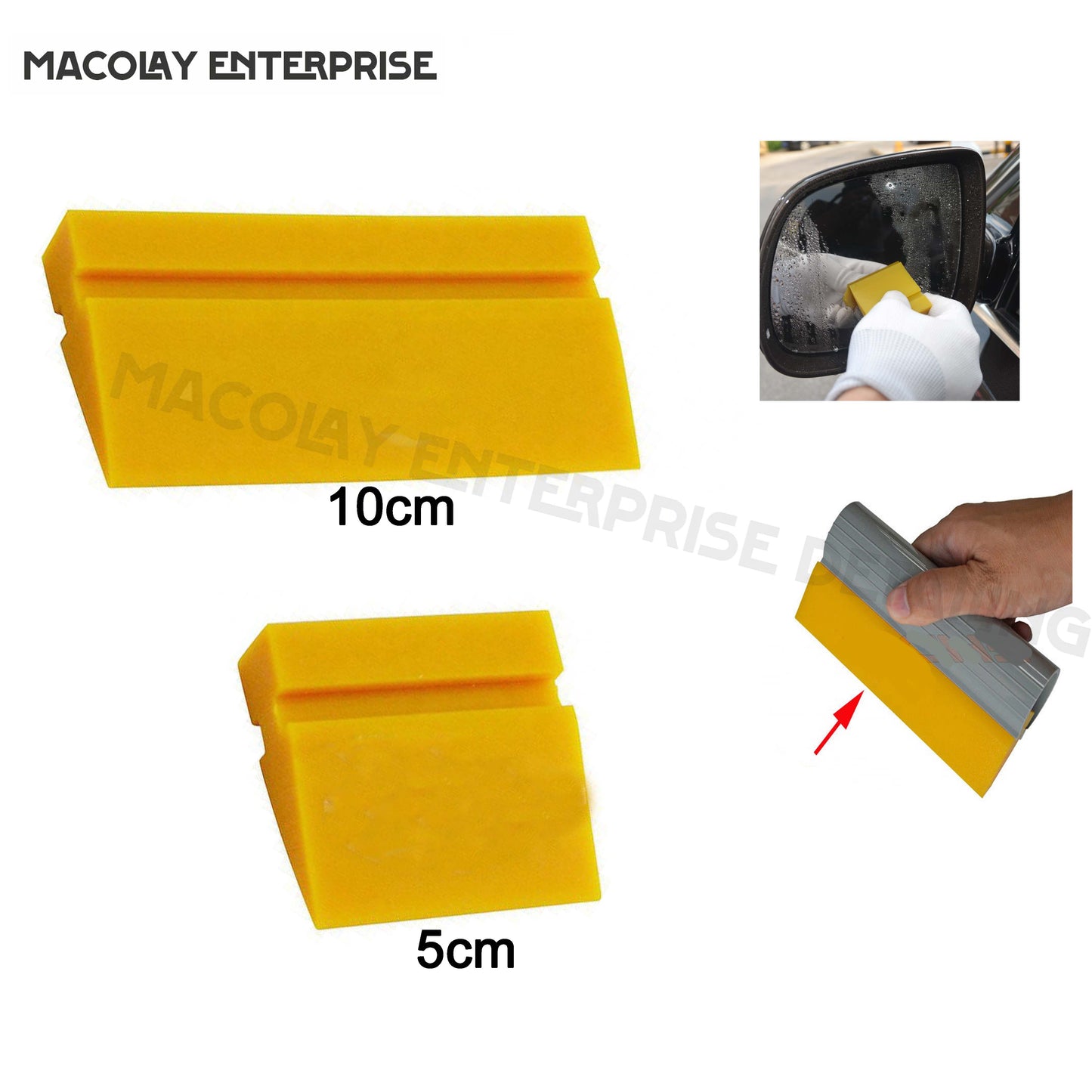 WR-26 5cm or 10cm Yellow TURBO Squeegee for PPF