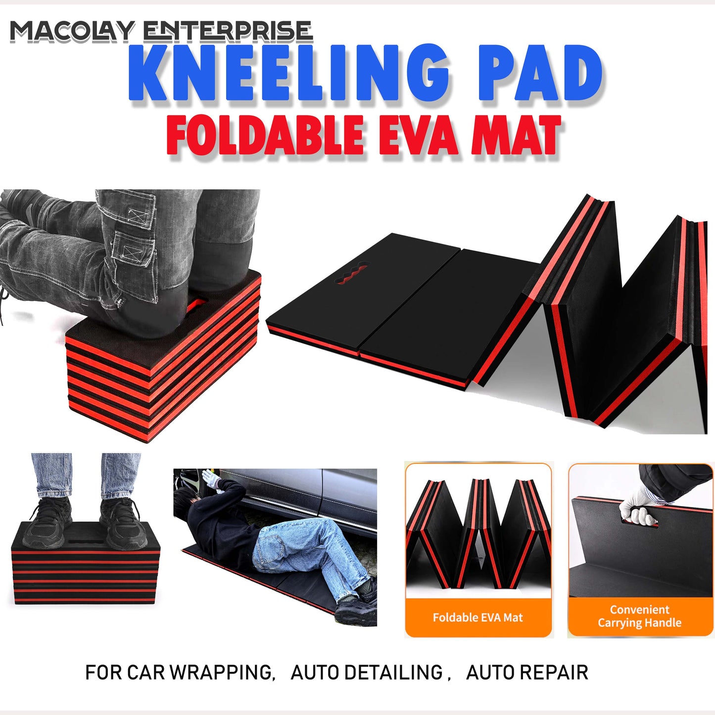 WR-82 Car Repairing EVA Mat Kneeling Pad
