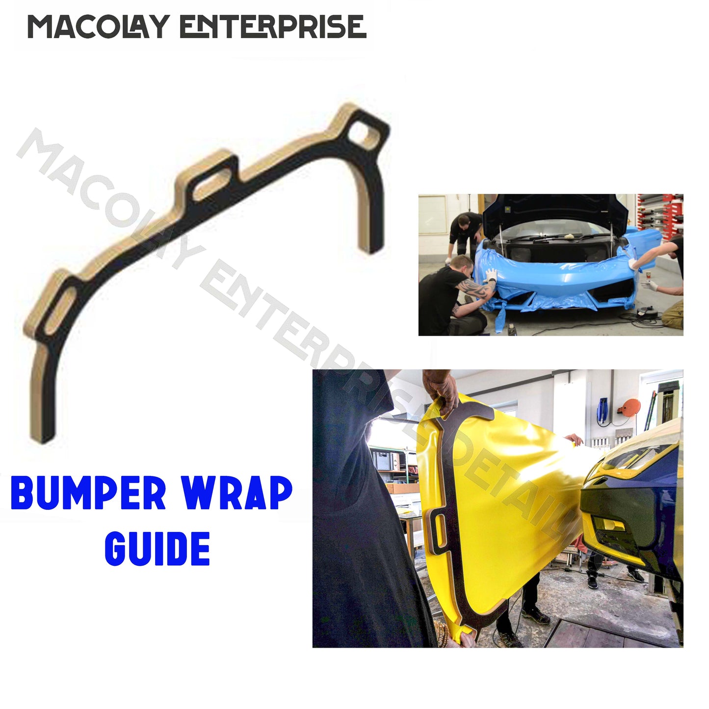 WR-60 Bumper Wrap Guide for Car PPF