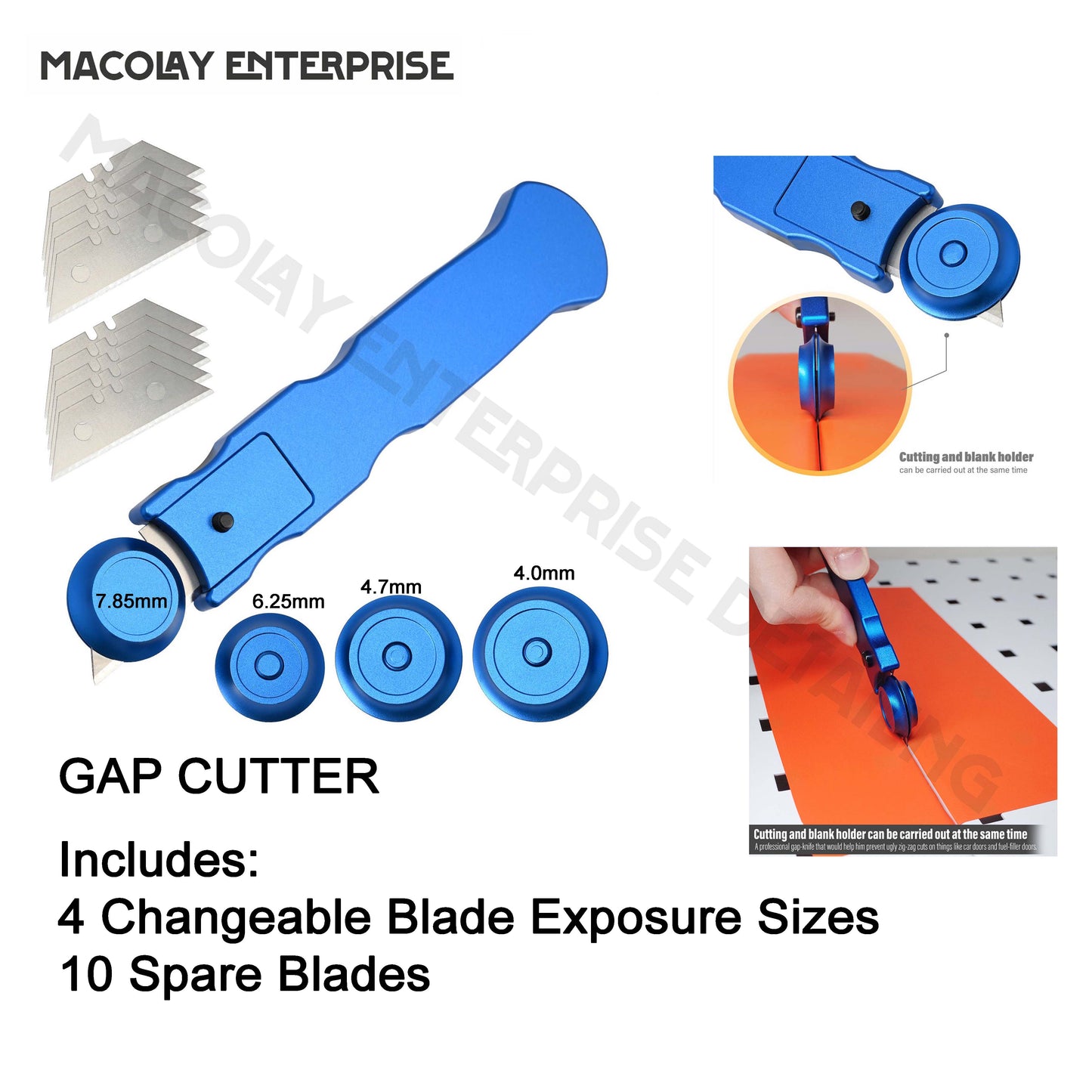 WR-034 Rotary Gap Cutter for Car PPF