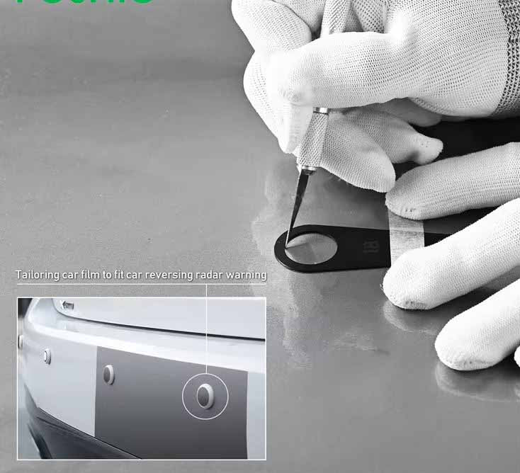 WR-93 Circle Cutting Template for Car PPF