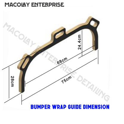 WR-60 Bumper Wrap Guide for Car PPF