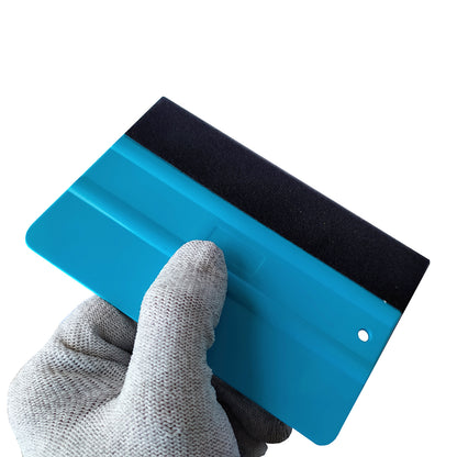 WR-29  Blue Soft Squeegee with hole and Felt for Car PPF