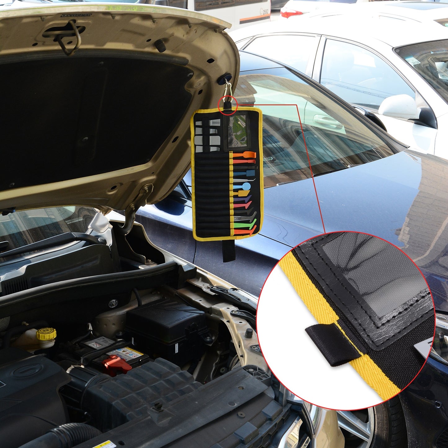 WR-53 18 in 1 Pro Wrap sticks set with bag for Car PPF