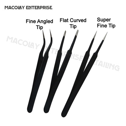 WR-49 Round, Fine, or Angled Tip Tweezer for Car PPF