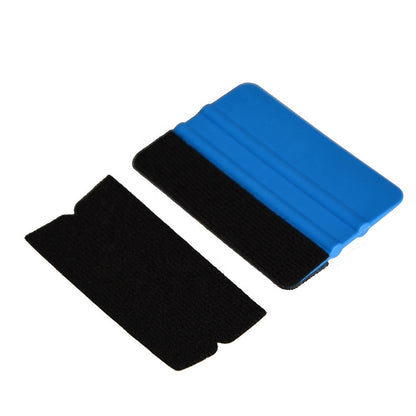 WR-62 Black Pre-Cut Self-Adhesive Squeegee Fabric Felt Replacement for Car PPF