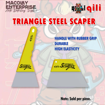 WR-109 Qili Triangle Steel Scraper for Car Tint