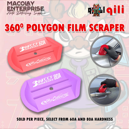 WR-111 Qili 360 degree Polygon Film Scraper for Car PPF