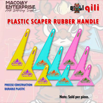 WR-117 Qili Triangular Scraper Rubber Handle for Car Tint
