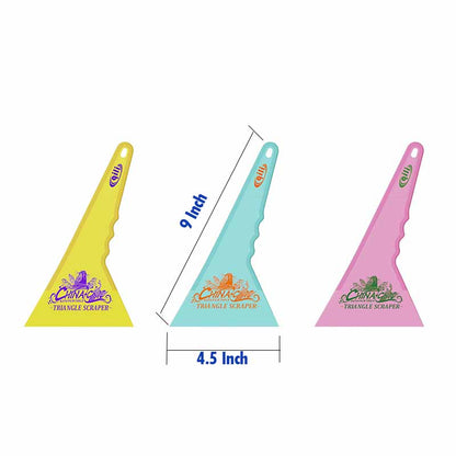 WR-117 Qili Triangular Scraper Rubber Handle for Car Tint