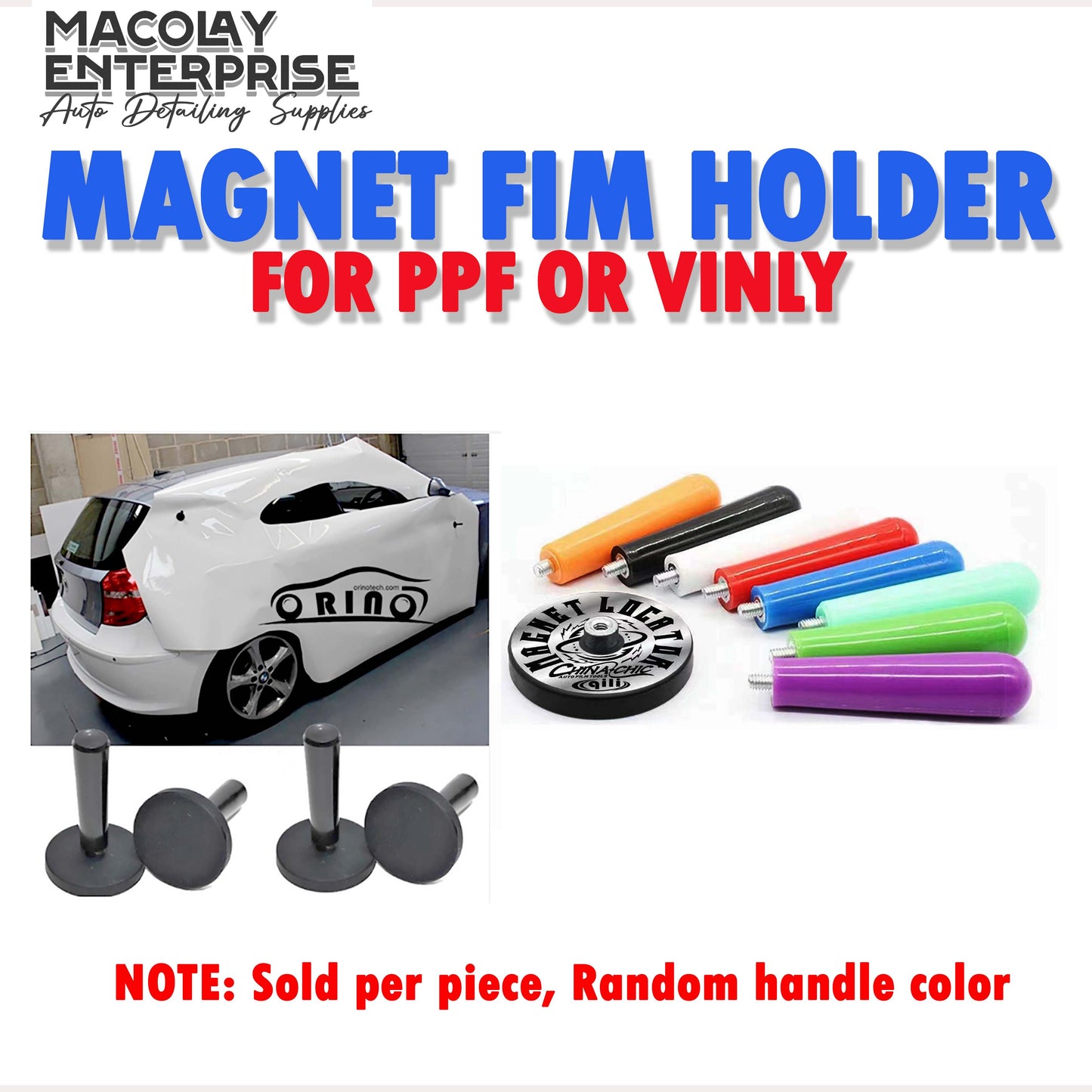 WR-55  Vinyl Magnet Film Holder with Fabric Felt for Car PPF