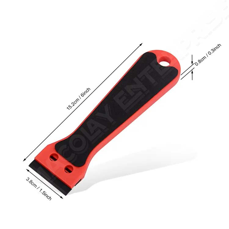 WR-075 Red Plastic Scraper  for Car PPF