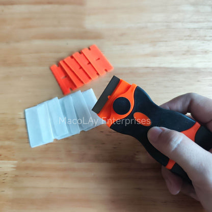 WR-45 Double Sides Razor Scraper with extra blades for Car PPF