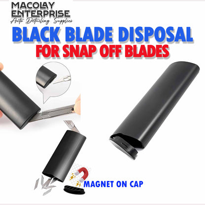 WR-96 Blade Cut off Disposal Black Container for Car PPF