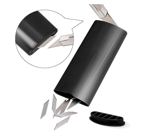WR-96 Blade Cut off Disposal Black Container for Car PPF
