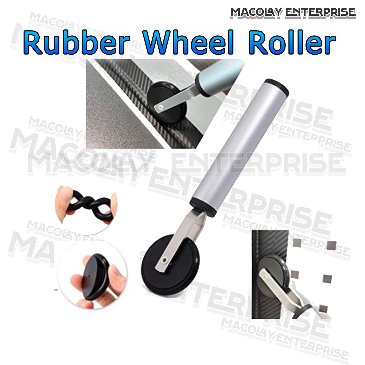 WR-70 Rubber Wheel Roller for Car PPF