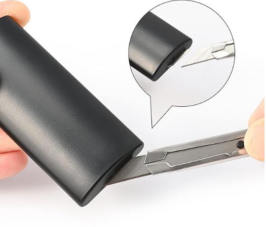 WR-96 Blade Cut off Disposal Black Container for Car PPF