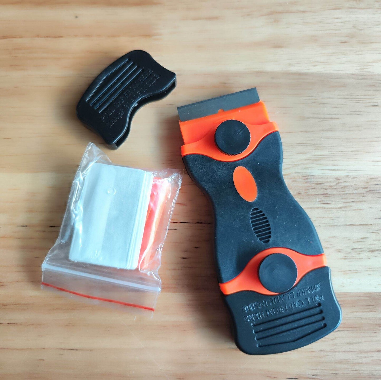 WR-45 Double Sides Razor Scraper with extra blades for Car PPF