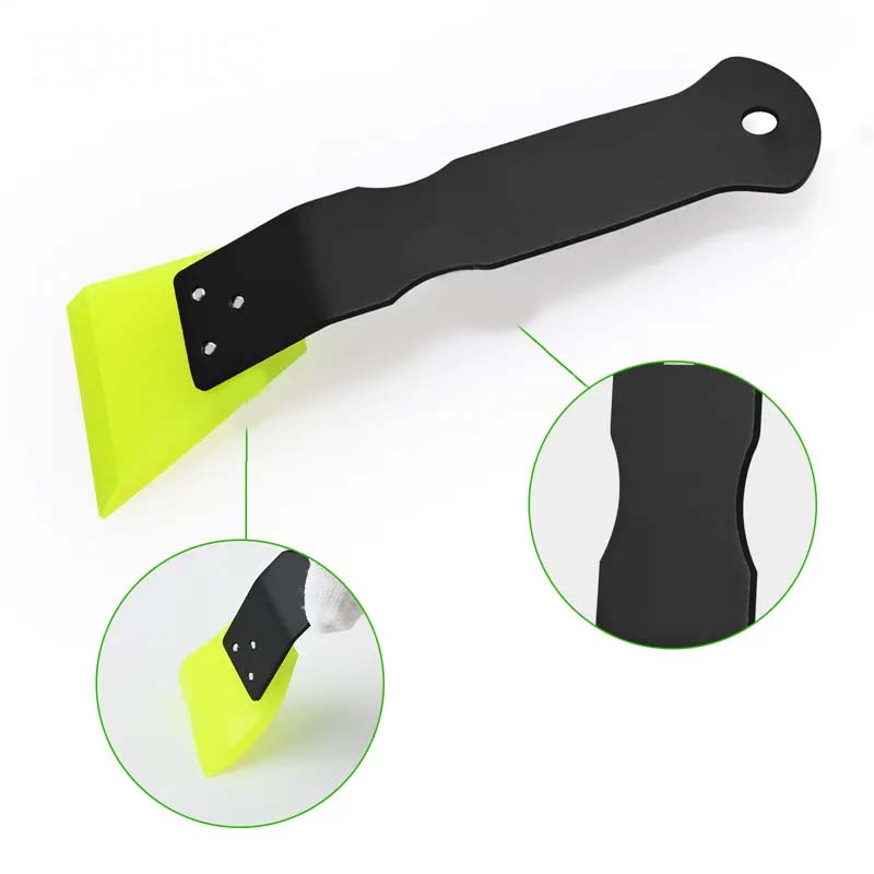 WR-85 Mini Squeegee Car PPF Rubber Squeegee with Metal Handle