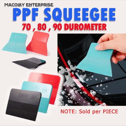 WR-78 Green, Red, Black Car PPF Rubber Squeegee