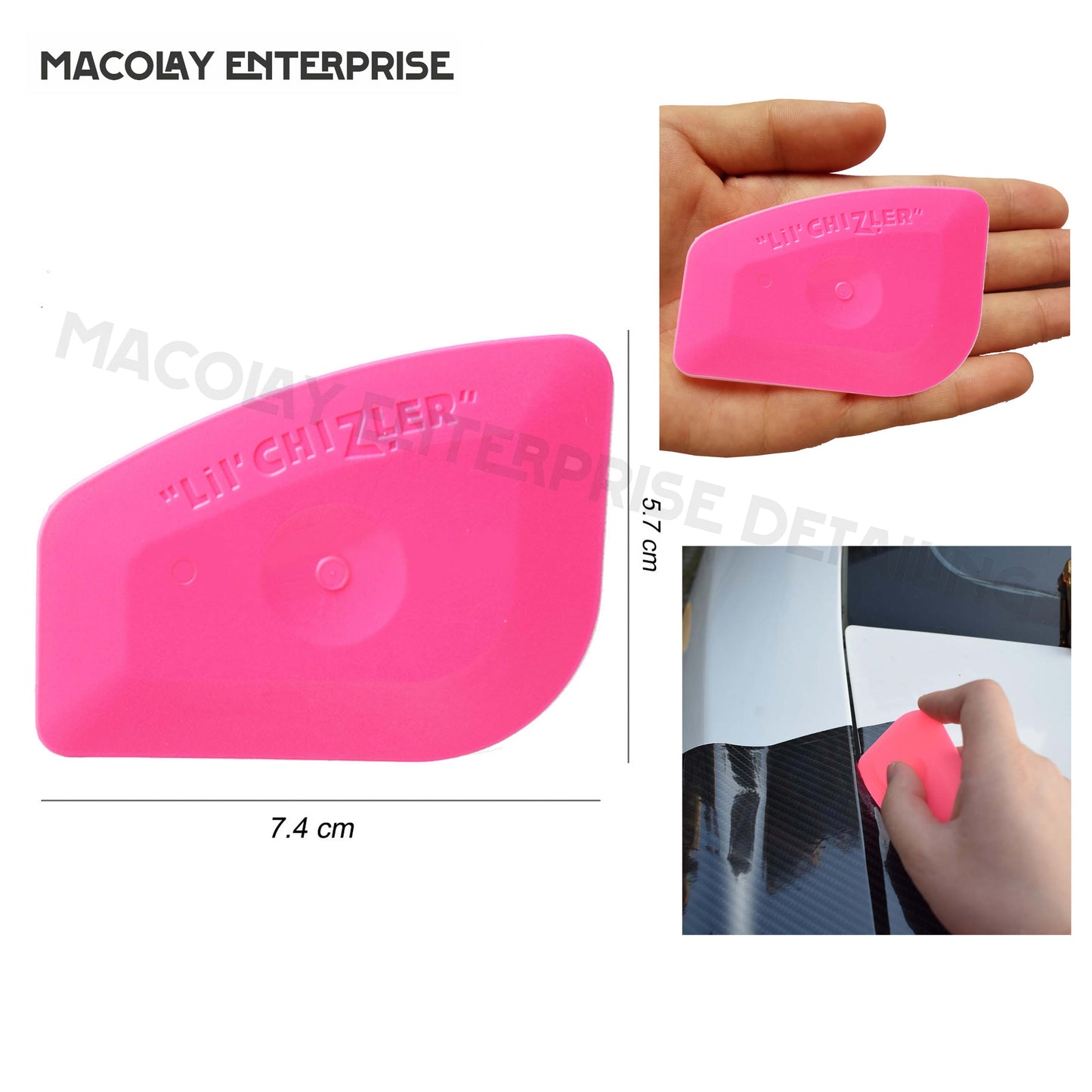 WR-40  Lil Chizler Pink Squeegee for Car PPF