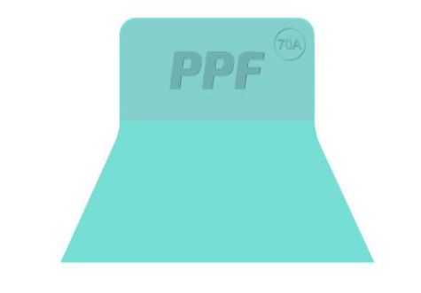 WR-78 Green, Red, Black Car PPF Rubber Squeegee