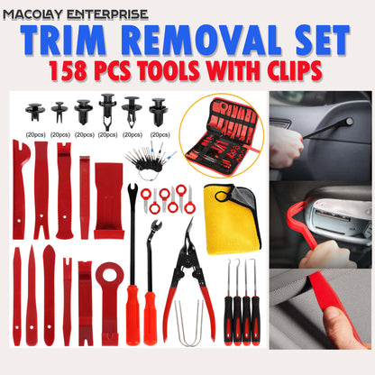 WR-021 158Pcs Trim Removal Tool- Prying Tool Set