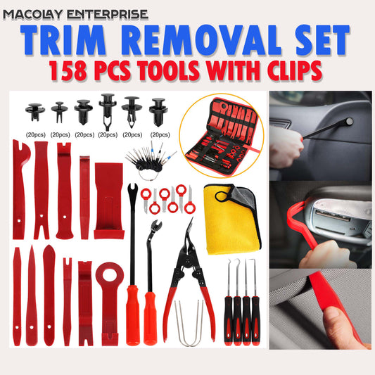 WR-021 158Pcs Trim Removal Tool- Prying Tool Set