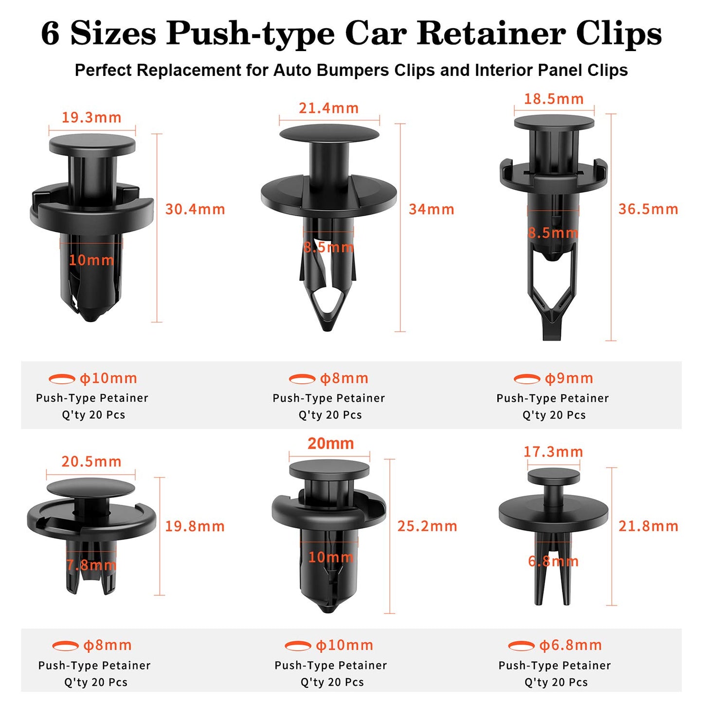 WR-021 158Pcs Trim Removal Tool- Prying Tool Set