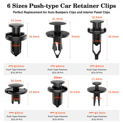 WR-021 158Pcs Trim Removal Tool- Prying Tool Set