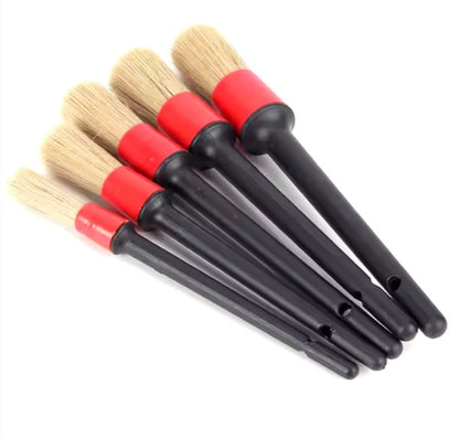 IN-21 Boars Hair 5-pc Car Detailing Brush set