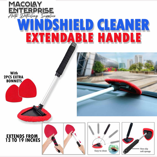 IN-55 Long Handle Windshield Cleaner with extra bonnet
