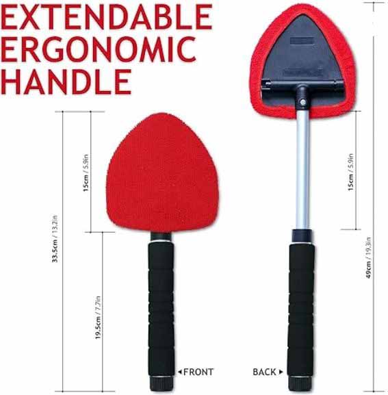 IN-55 Long Handle Windshield Cleaner with extra bonnet
