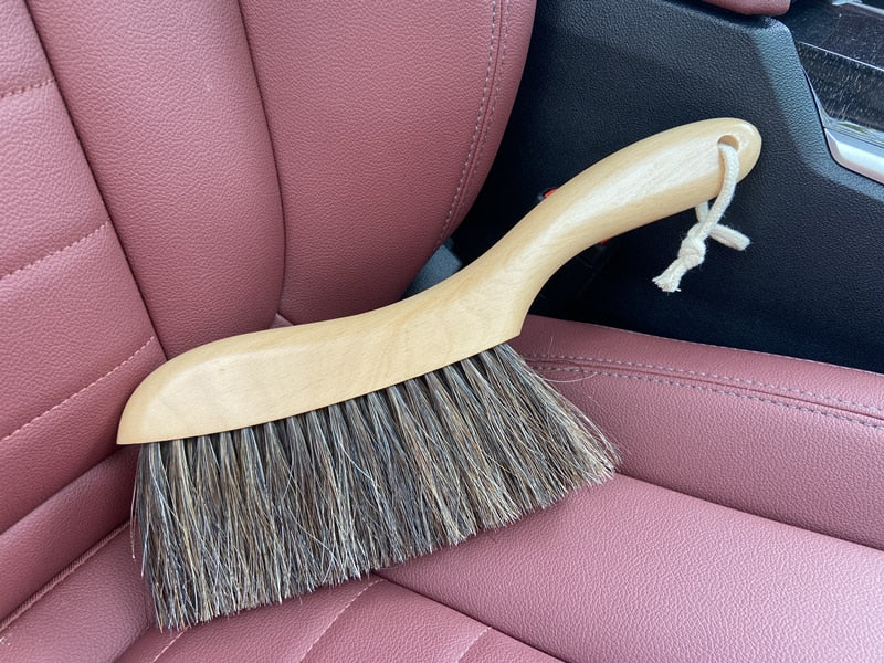 IN-48 Horse Hair Car Interior Brush & Duster
