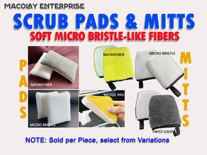 IN-45 Micro Bristle Sponge Pad or Mitt Interior Brush