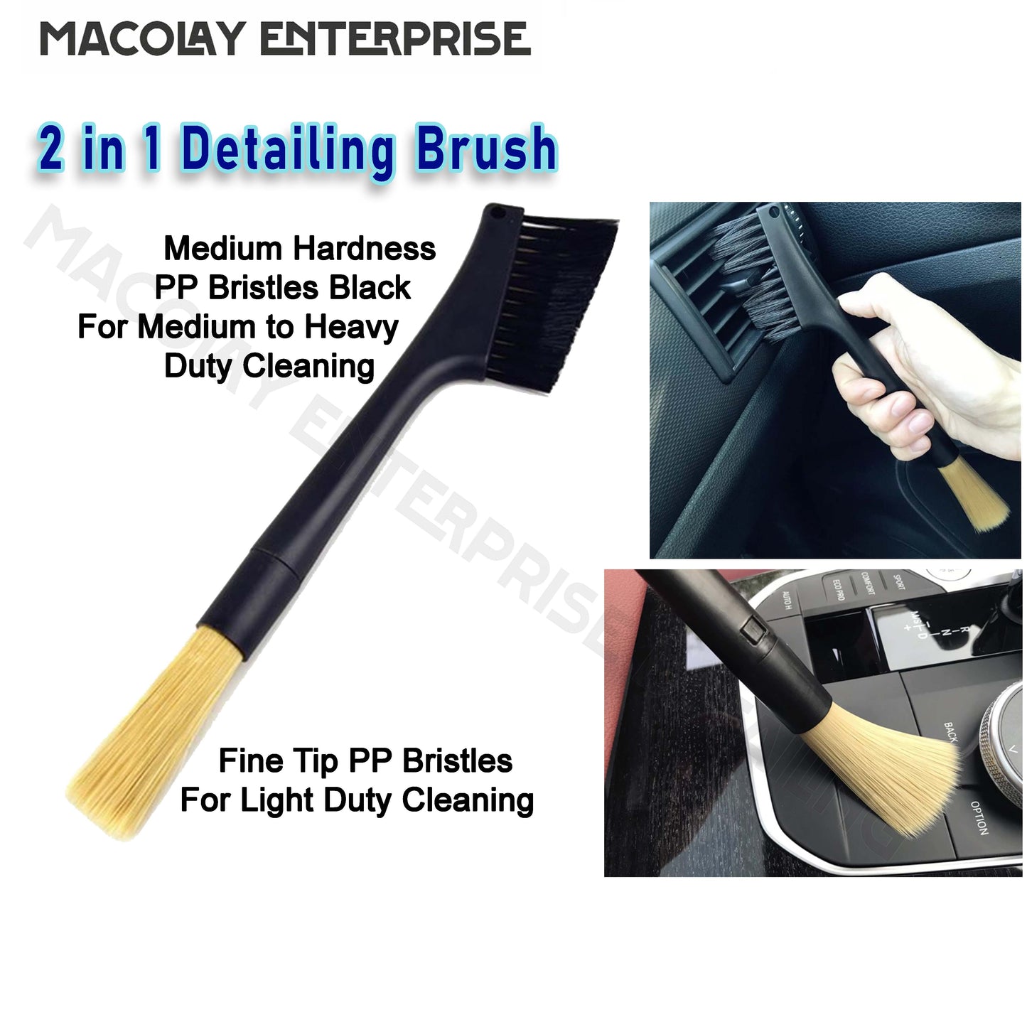 IN-39 2 in 1 Air Vent Interior Detailing Brush