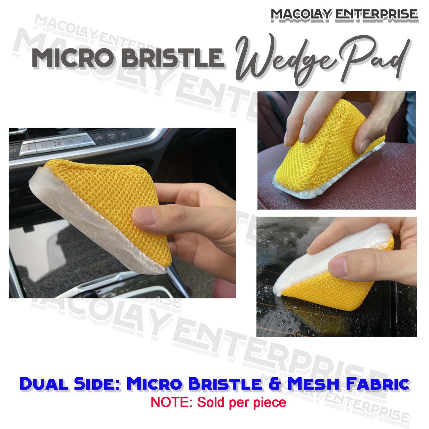 IN-45 Micro Bristle Sponge Pad or Mitt Interior Brush
