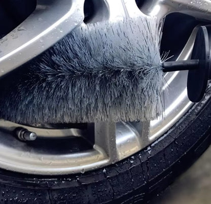 WH-01C Gray Soft Bristle Large Wheel Brush